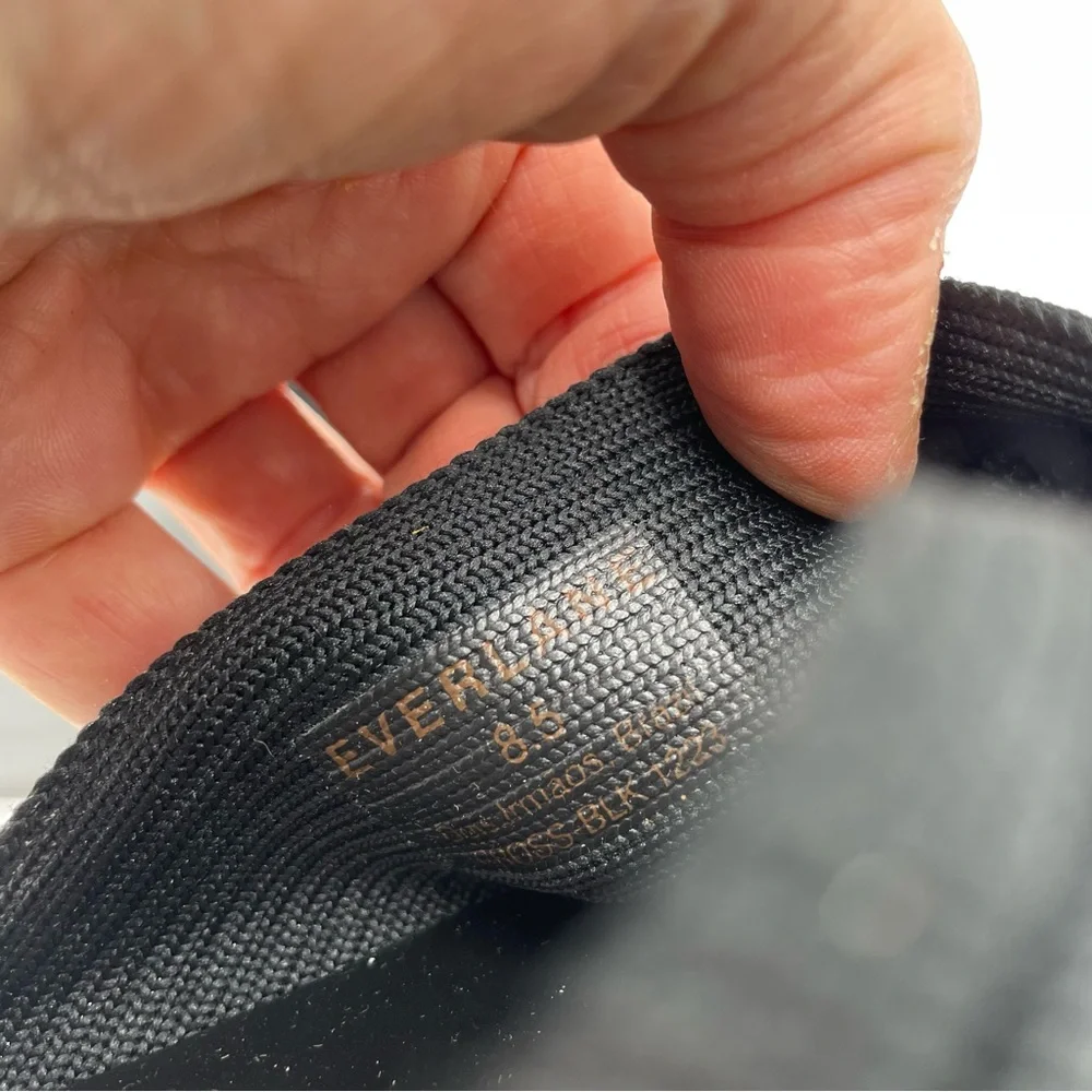 Everlane Black Ribbed Crisscross Slide Sandals - Picture 11 of 11